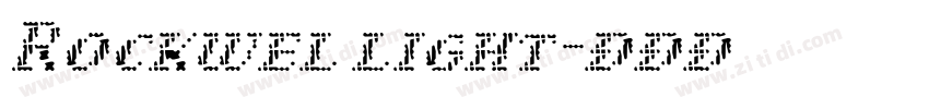 Rockwel light字体转换 Rockwel light字体转换